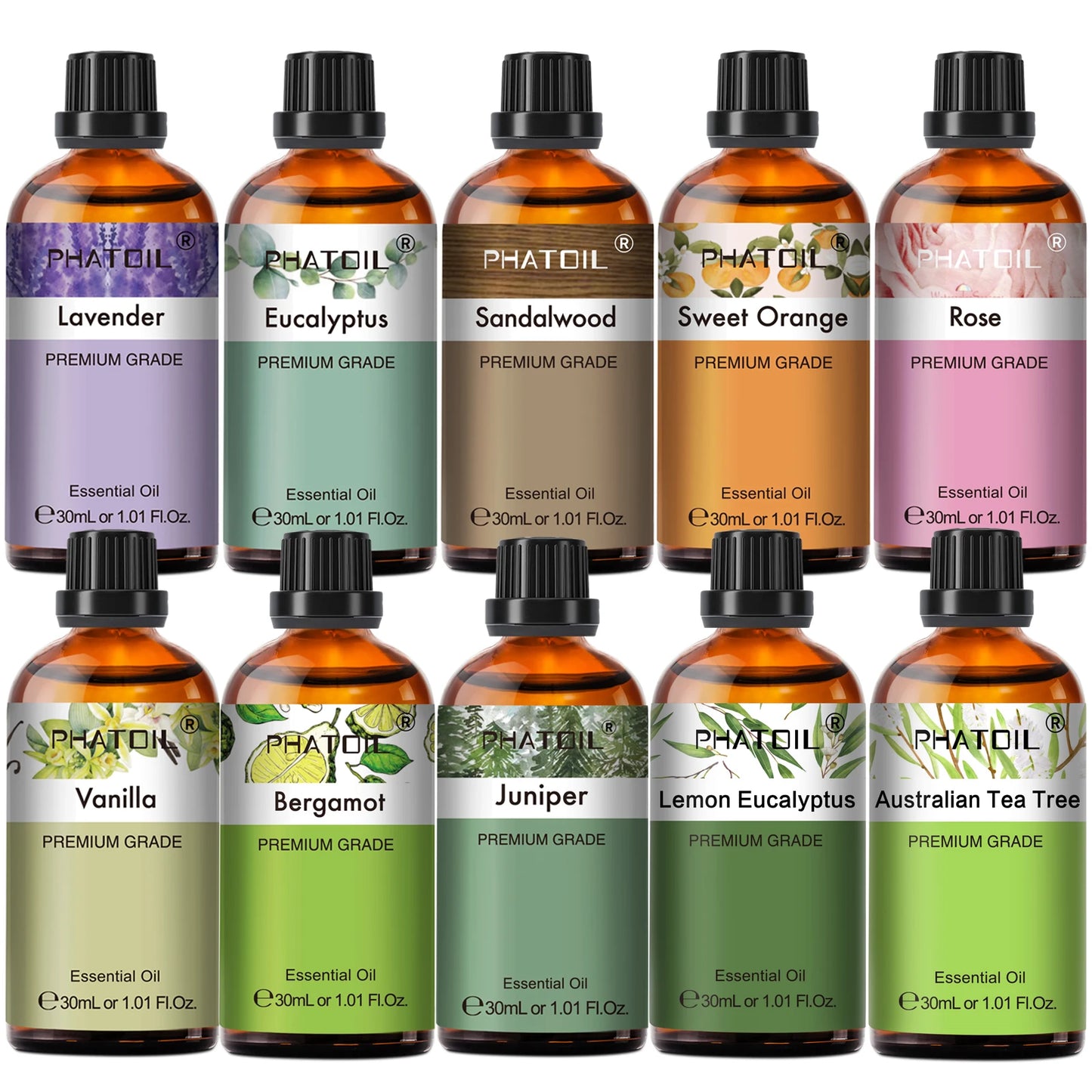 Huile Essentielle Naturelle 30 ml – Qualité Premium | PHATOIL