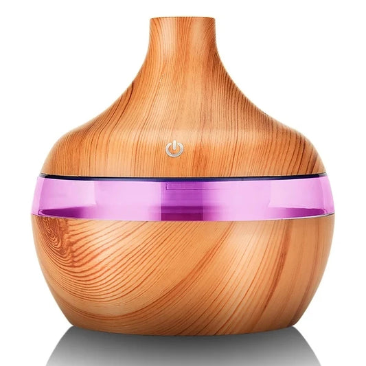 Humidificateur d'air électrique à ultrasons en bois